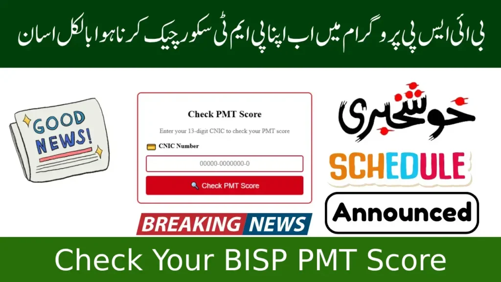 How to Check Your BISP PMT Score by CNIC in 2025